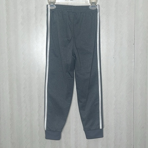 ❤️ ADIDAS Kids Gray Track Pants Size 6 - Picture 3 of 5